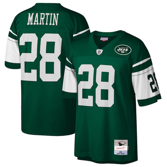 New York Jets Curtis Martin Legacy 117 NFL jersey front view