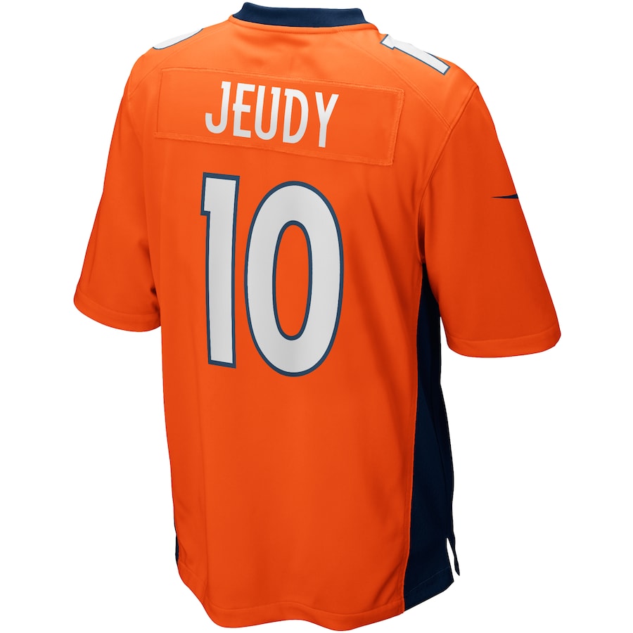 Denver Broncos Jerry Jeudy Draft First Round NFL jersey front view