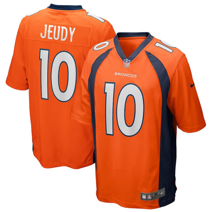 Denver Broncos Jerry Jeudy Draft First Round NFL jersey front view