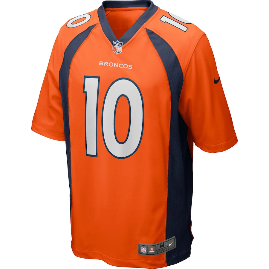 Denver Broncos Jerry Jeudy Draft First Round NFL jersey front view