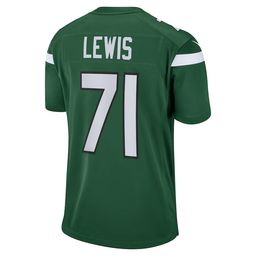 New York Jets Alex Lewis Gotham 152 NFL jersey front view