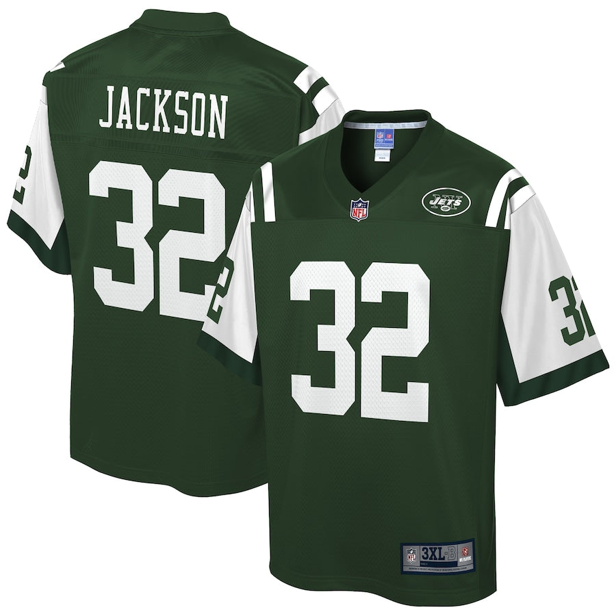 New York Jets Bennett Jackson Gotham Big Tall NFL jersey front view