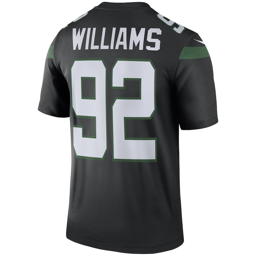 New York Jets Leonard Williams Stealth Legend 243 NFL jersey front view