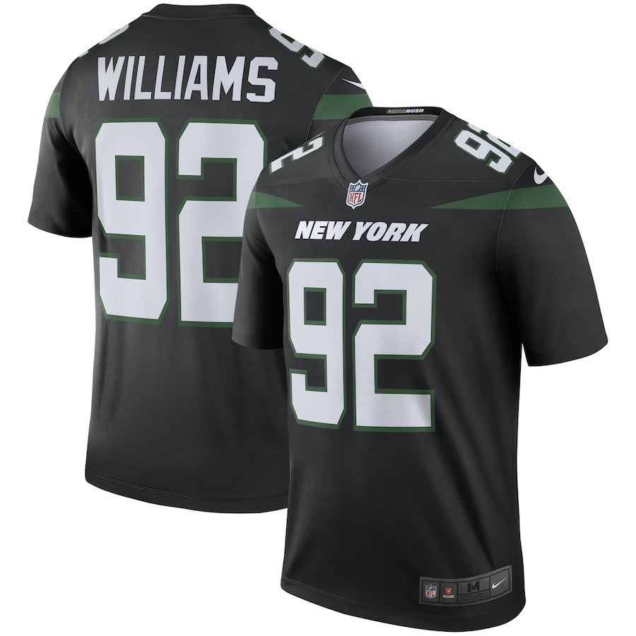 New York Jets Leonard Williams Stealth Legend 243 NFL jersey front view