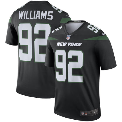 New York Jets Leonard Williams Stealth Legend 243 NFL jersey front view