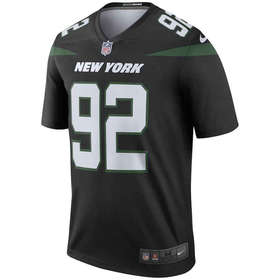 New York Jets Leonard Williams Stealth Legend 243 NFL jersey front view
