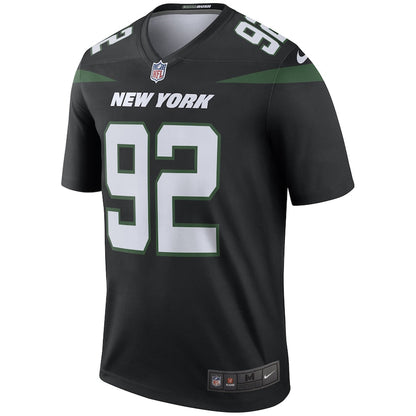 New York Jets Leonard Williams Stealth Legend 243 NFL jersey front view