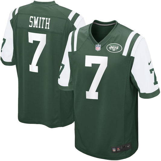 New York Jets S Geno Smith 237 NFL jersey front view