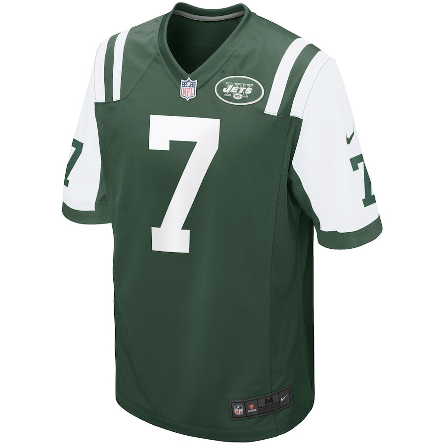 New York Jets S Geno Smith 237 NFL jersey front view