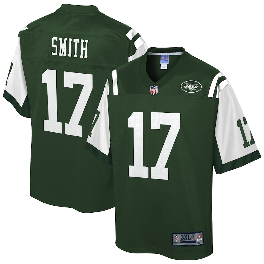 New York Jets Jeff Smith Gotham Big Tall NFL jersey front view