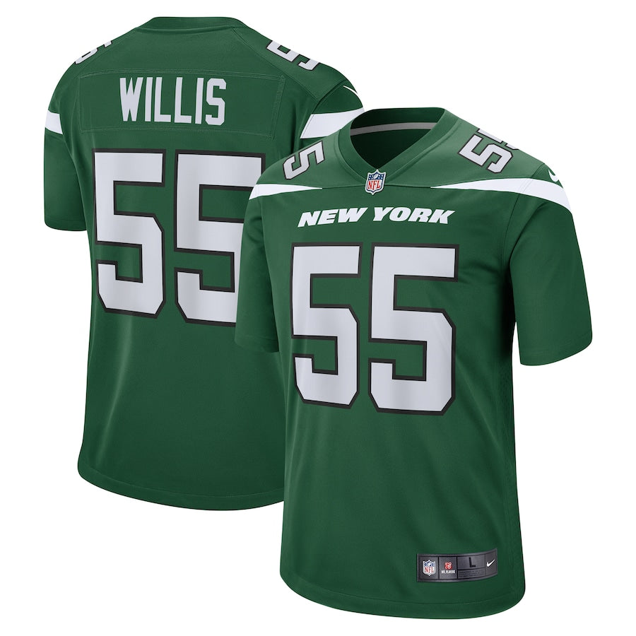New York Jets Willis Gotham 136 NFL jersey front view