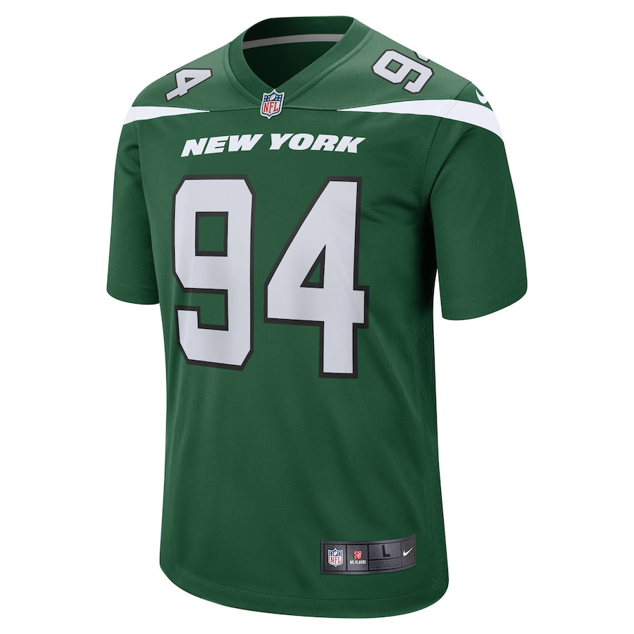 New York Jets Folorunso Fatukasi Gotham 101 NFL jersey front view