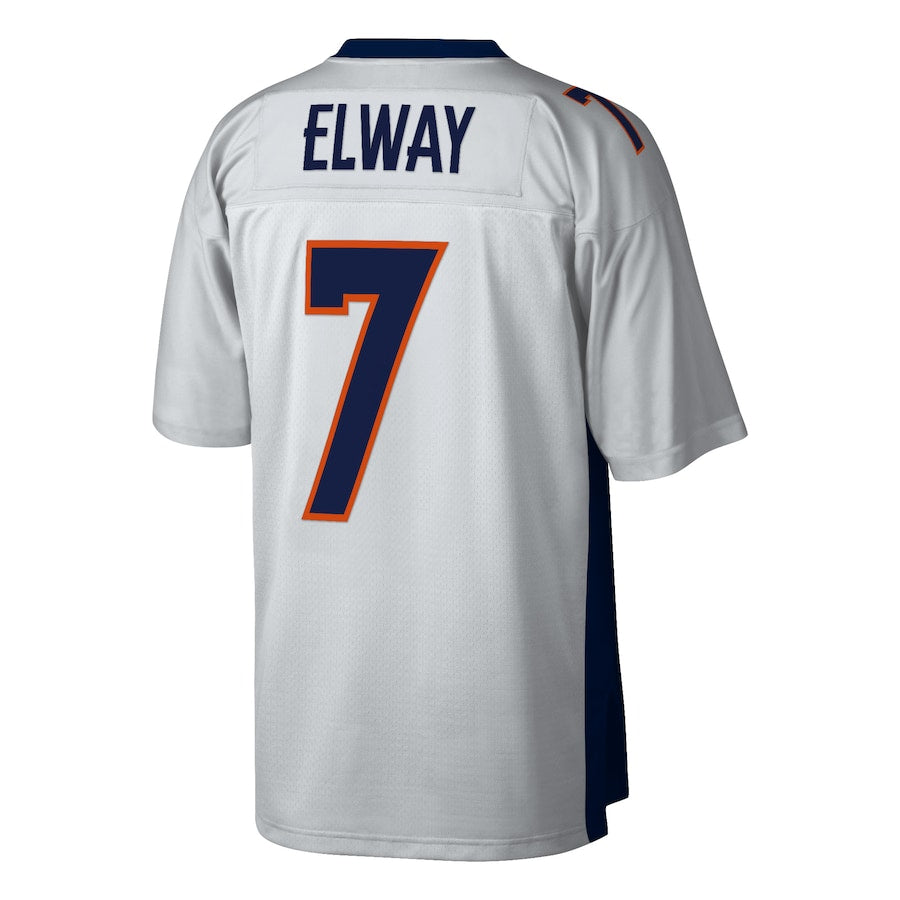 Denver Broncos John Elway Platinum 100 Legacy NFL jersey front view