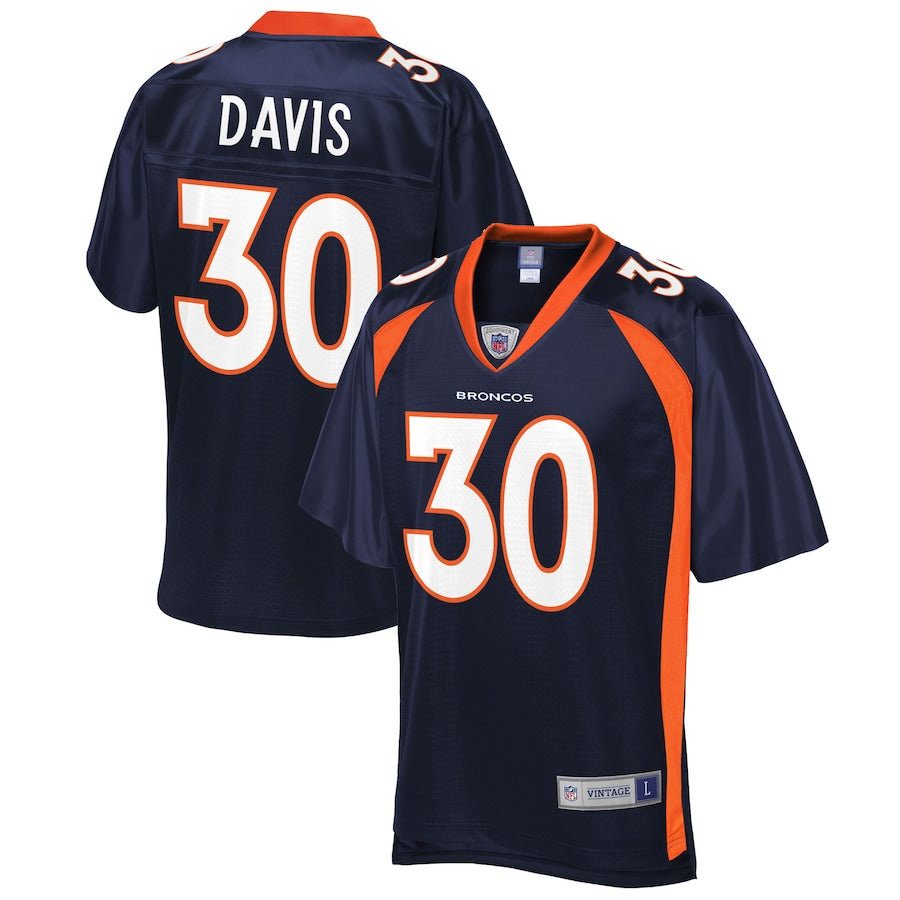 Denver Broncos Terrell Davis 266 NFL jersey front view
