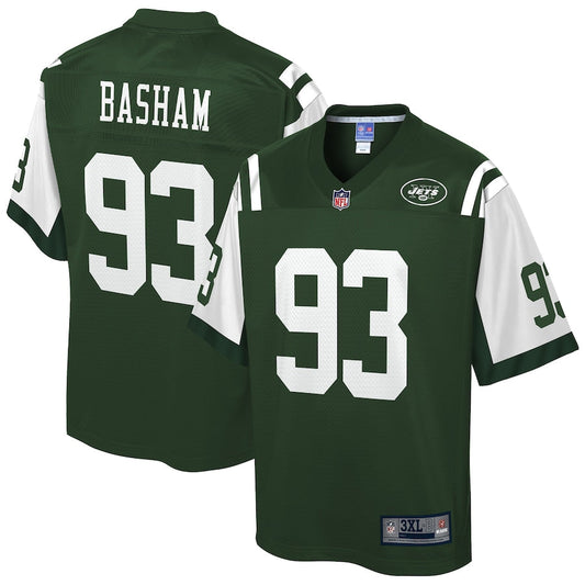 New York Jets Tarell Basham Gotham Big Tall NFL jersey front view