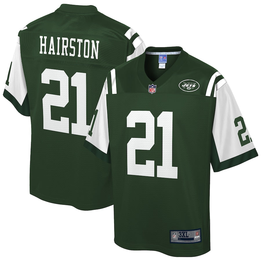 New York Jets Nate Hairston Gotham Big Tall NFL jersey front view