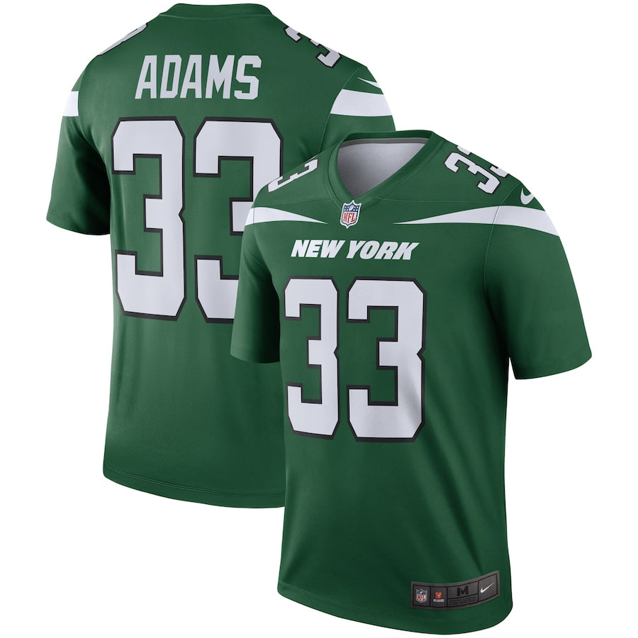 New York Jets Jamal Adams Gotham Legend 123 NFL jersey front view