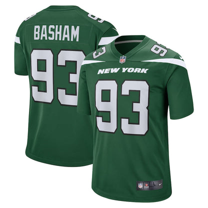 New York Jets Tarell Basham Gotham 158 NFL jersey front view