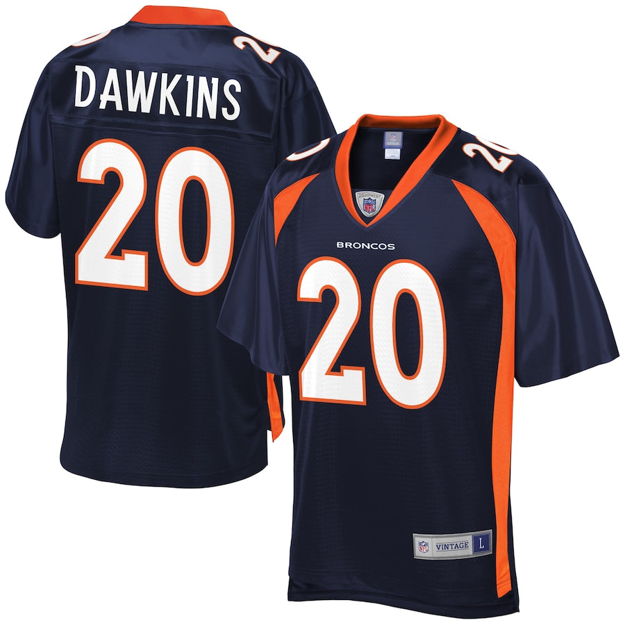 Denver Broncos Brian Dawkins 300 NFL jersey front view