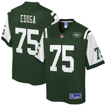New York Jets Chuma Edoga Gotham 163 NFL jersey front view