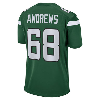 New York Jets Josh Andrews Gotham 151 NFL jersey front view