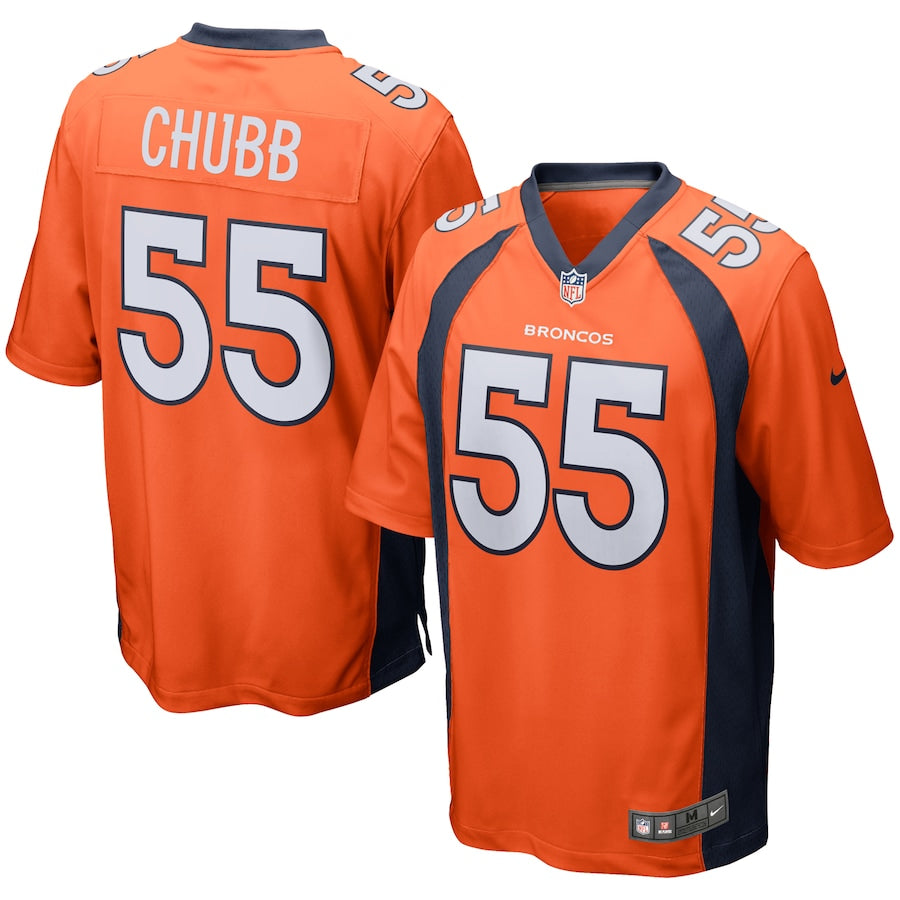 Denver Broncos Bradley Chubb 268 NFL jersey front view