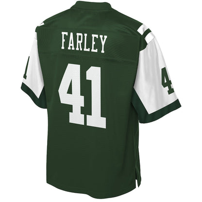 New York Jets Matthias Farley Gotham Big Tall NFL jersey front view