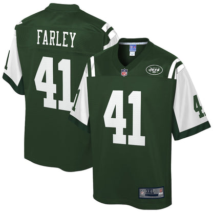 New York Jets Matthias Farley Gotham Big Tall NFL jersey front view