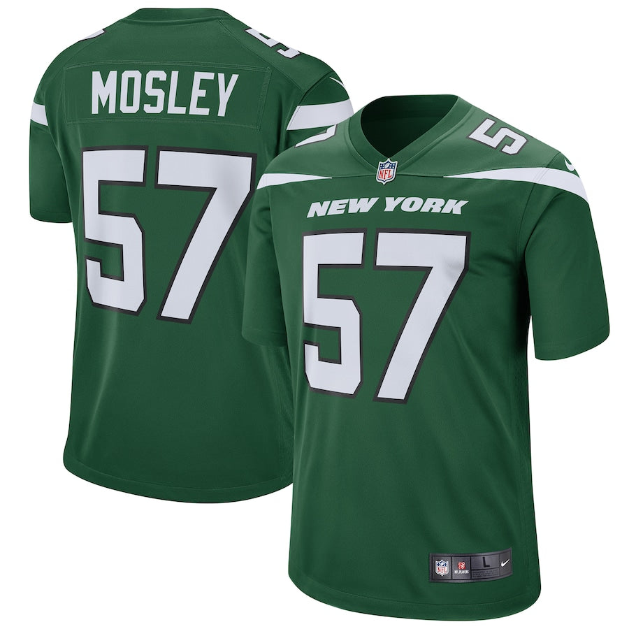New York Jets Cj Mosley Gotham 142 NFL jersey front view
