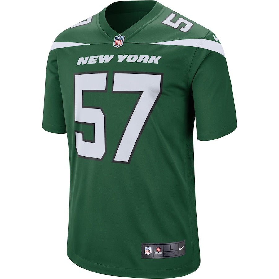 New York Jets Cj Mosley Gotham 142 NFL jersey front view