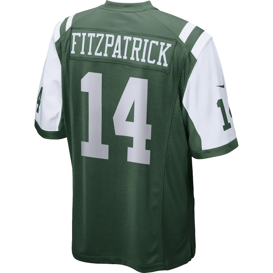 New York Jets Ryan Fitzpatrick 225 NFL jersey front view