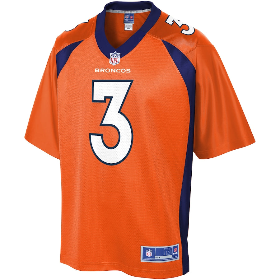 Denver Broncos Drew Lock Logo 267 NFL jersey front view