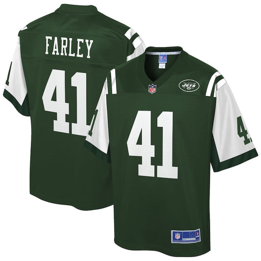 New York Jets Matthias Farley Gotham 143 NFL jersey front view