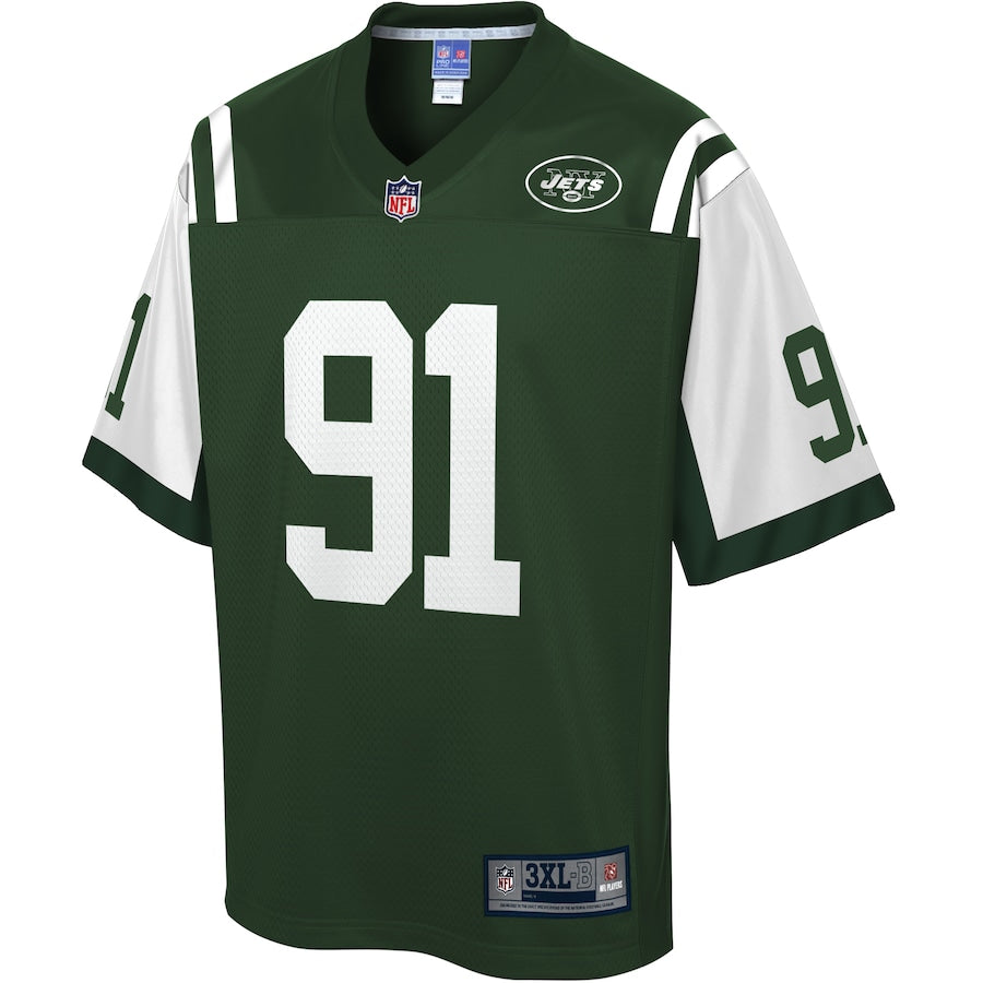 New York Jets Bronson Kaufusi Gotham Big Tall NFL jersey front view