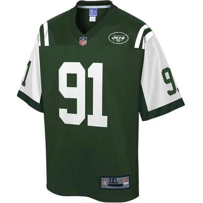 New York Jets Bronson Kaufusi Gotham Big Tall NFL jersey front view
