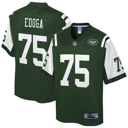 New York Jets Chuma Edoga Gotham Big Tall NFL jersey front view