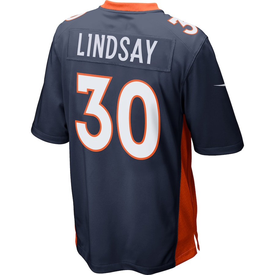 Denver Broncos Phillip Lindsay 255 NFL jersey front view