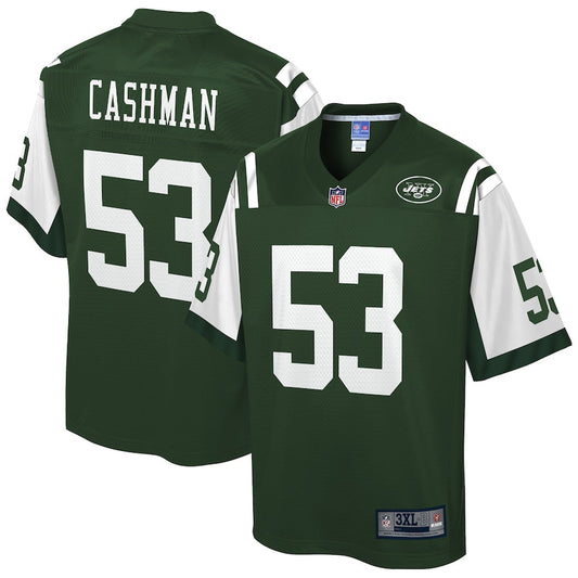 New York Jets Blake Cashman Gotham Big Tall NFL jersey front view