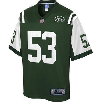 New York Jets Blake Cashman Gotham Big Tall NFL jersey front view