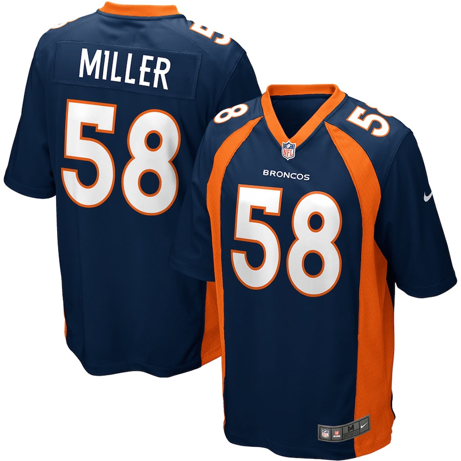Denver Broncos S Von Miller 251 NFL jersey front view
