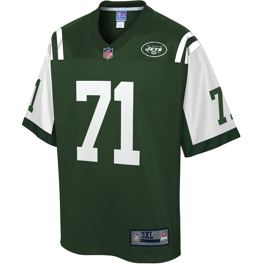 New York Jets Alex Lewis Gotham Big Tall NFL jersey front view