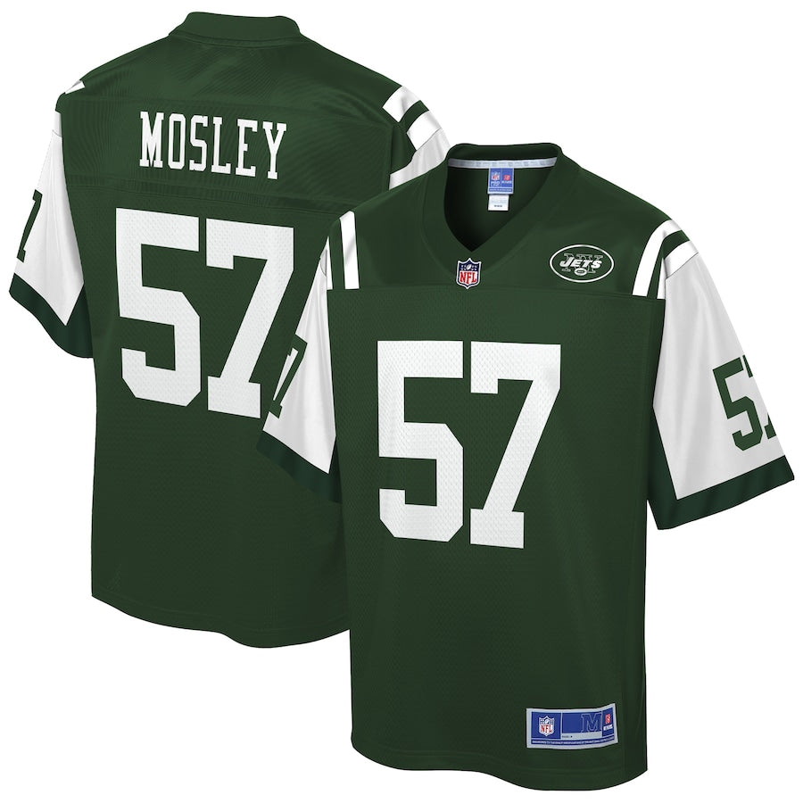 New York Jets Cj Mosley Gotham 128 NFL jersey front view