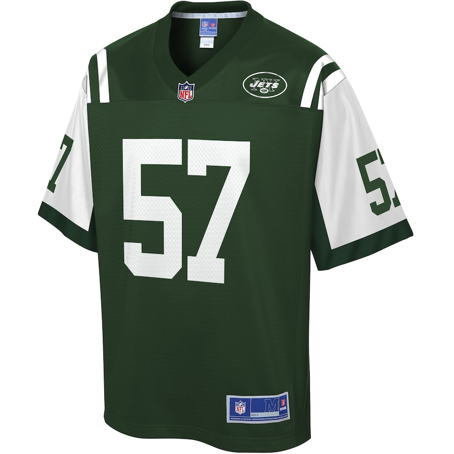 New York Jets Cj Mosley Gotham 128 NFL jersey front view