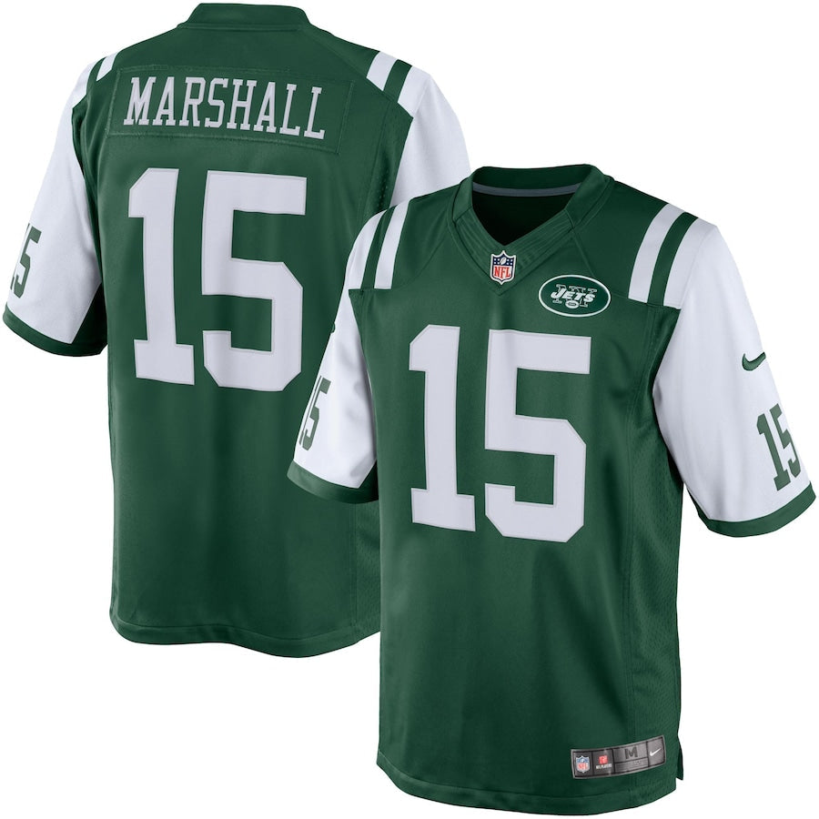New York Jets Brandon Marshall 224 NFL jersey front view