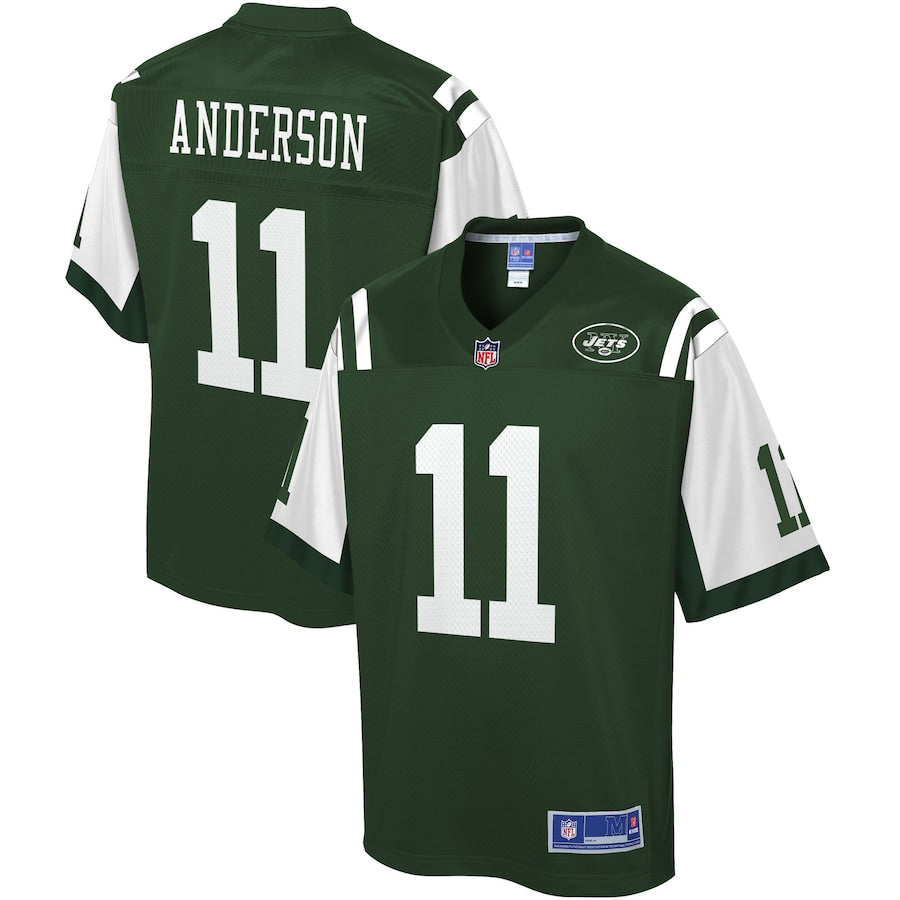 New York Jets Robby Anderson Big Tall 192 NFL jersey front view