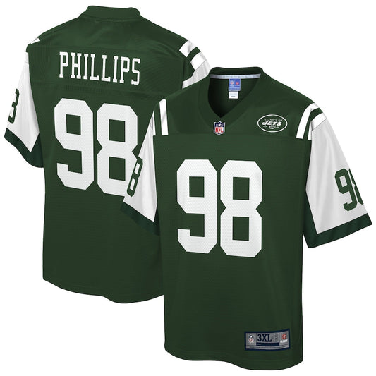 New York Jets Kyle Phillips Gotham Big Tall NFL jersey front view