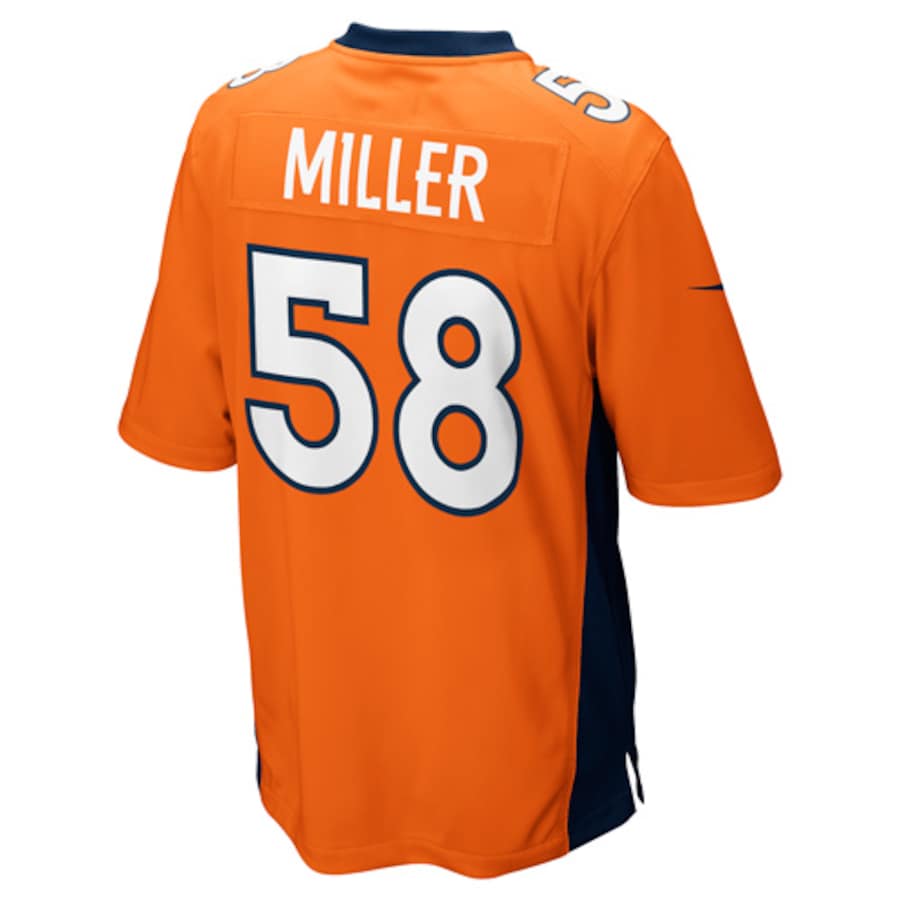 Denver Broncos Von Miller 253 NFL jersey front view