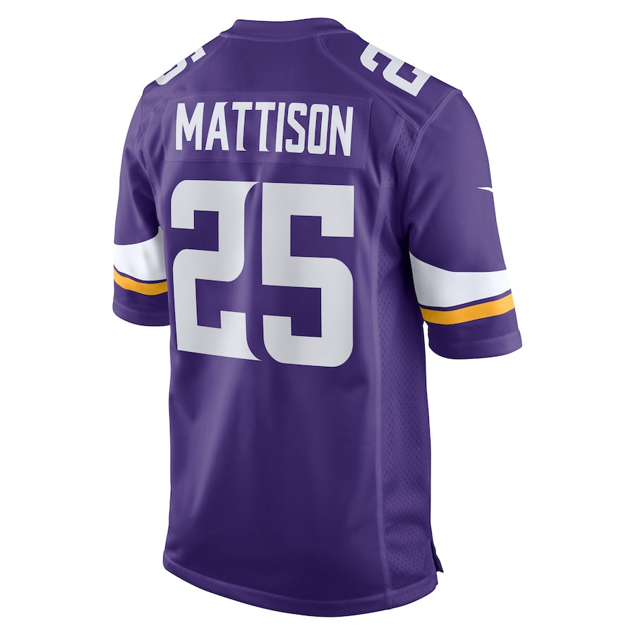 Minnesota Vikings Alexander Mattison 571 NFL jersey front view