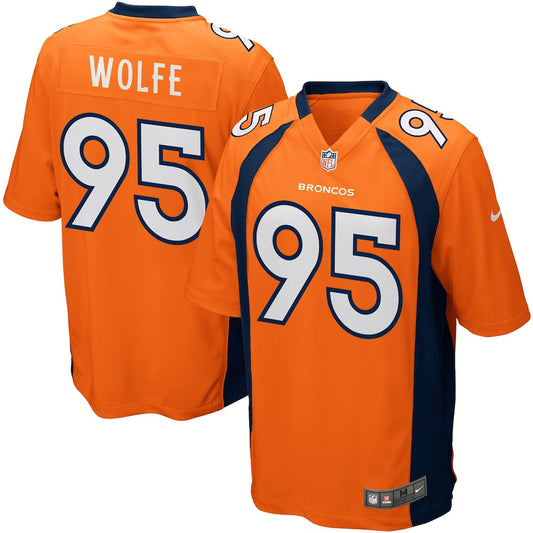 Denver Broncos S Derek Wolfe 509 NFL jersey front view