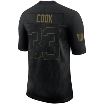 Minnesota Vikings Dalvin Cook Salute To Service NFL jersey front view